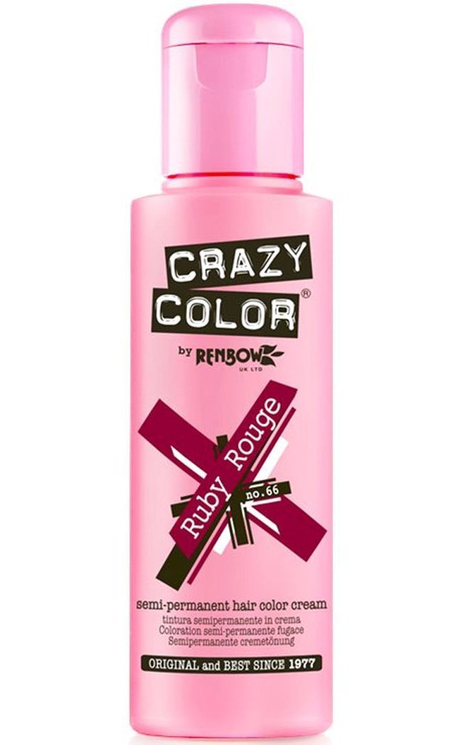 Ruby Rouge Hair Colour-Crazy Color-Tragic Beautiful