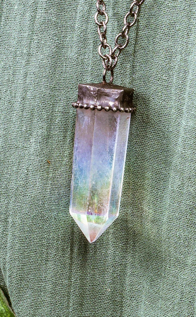 Seraphina Angel Aura Crystal Necklace