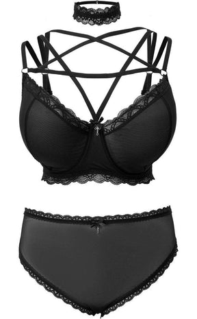 She Bites Lace Bra | Black-Killstar-Tragic Beautiful