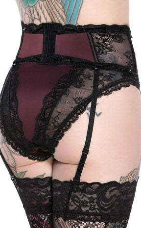 She's Poison Garter Belt | Wine-Killstar-Tragic Beautiful