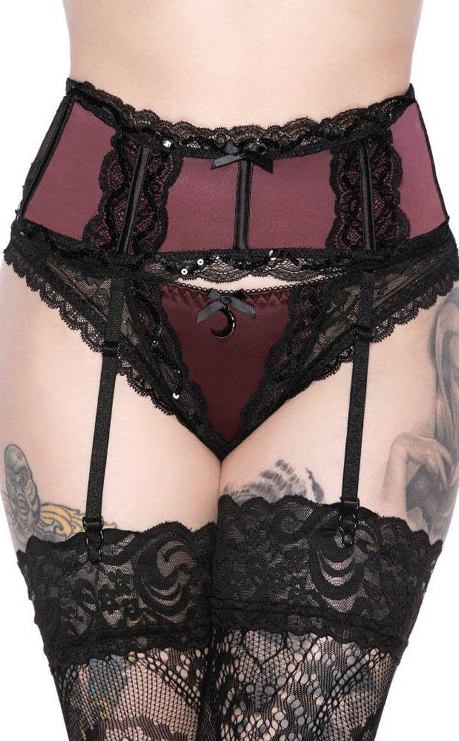 She's Poison Garter Belt | Wine-Killstar-Tragic Beautiful