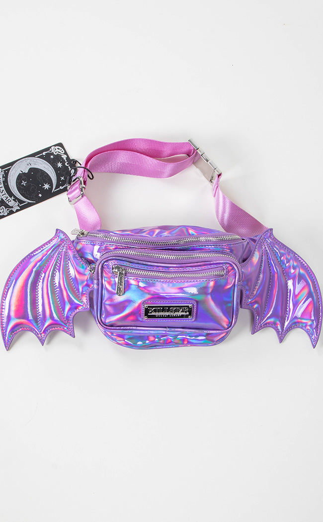 Sickly Sweet Waistbag | Holographic Lilac-Killstar-Tragic Beautiful