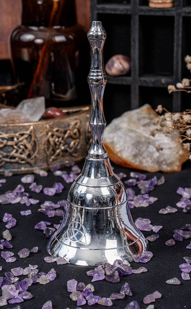 Silver Ritual Bell | Triquetra