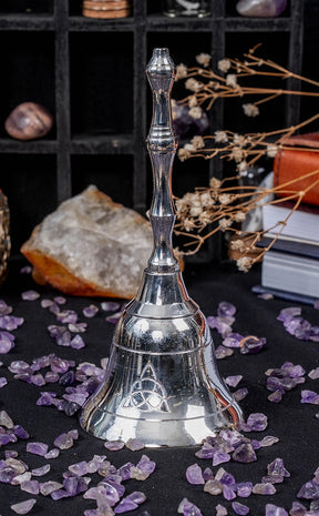 Silver Ritual Bell | Triquetra