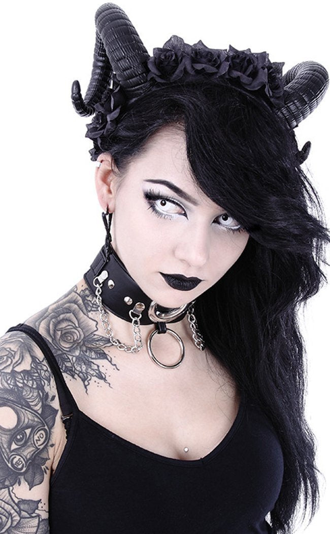 Sinister & Roses Headband-Restyle-Tragic Beautiful