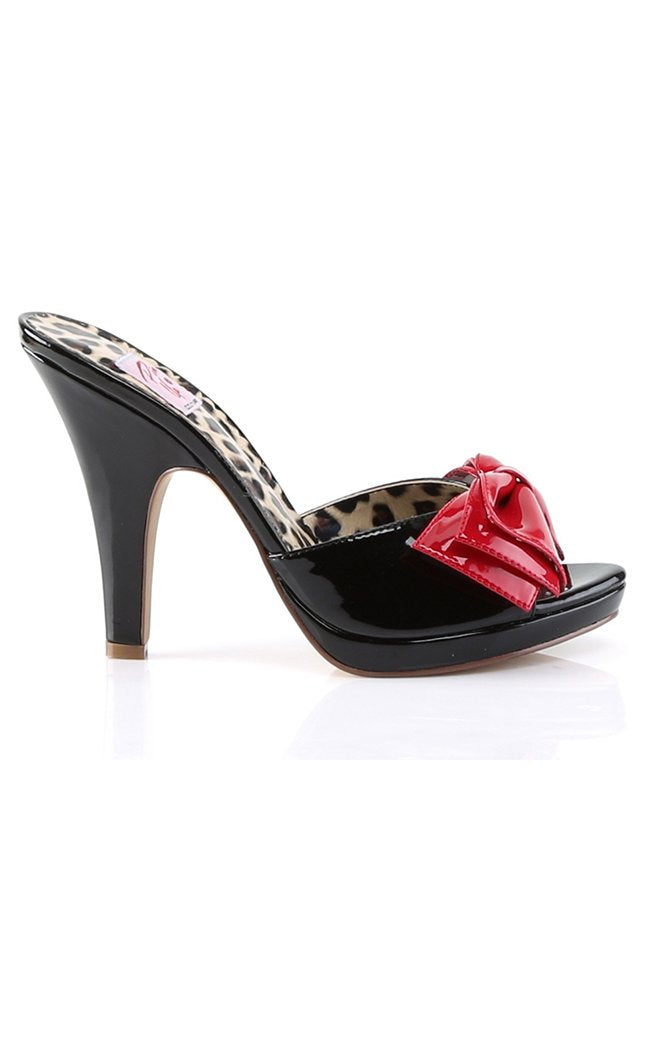 SIREN-06 Blk-Red Pat Heels-Pin Up Couture-Tragic Beautiful