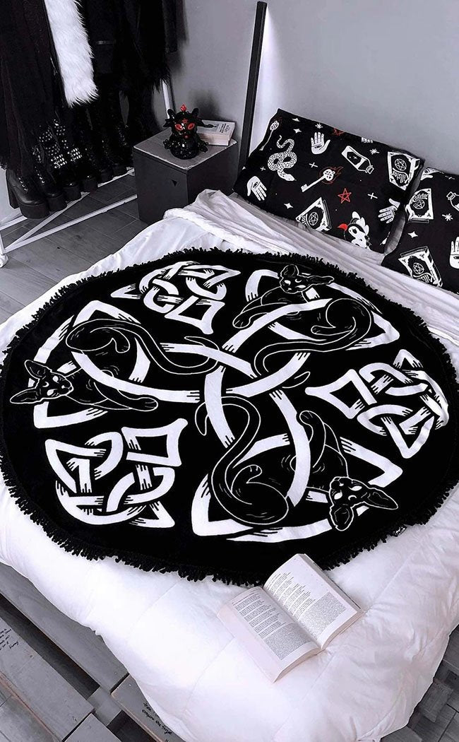 Sith Round Blanket-Killstar-Tragic Beautiful