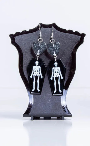 Skele Earrings-Drop Dead Gorgeous-Tragic Beautiful