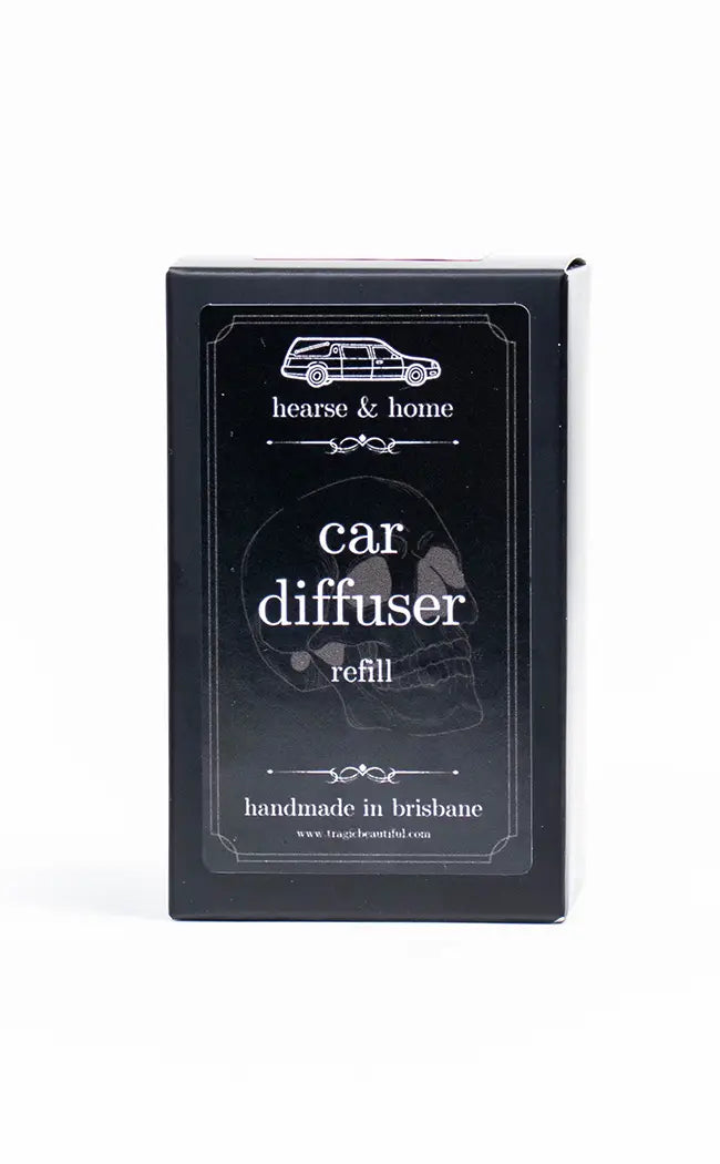 Skull Car Diffuser & Refill | Pumpkin Spice-Car Diffusers-Tragic Beautiful