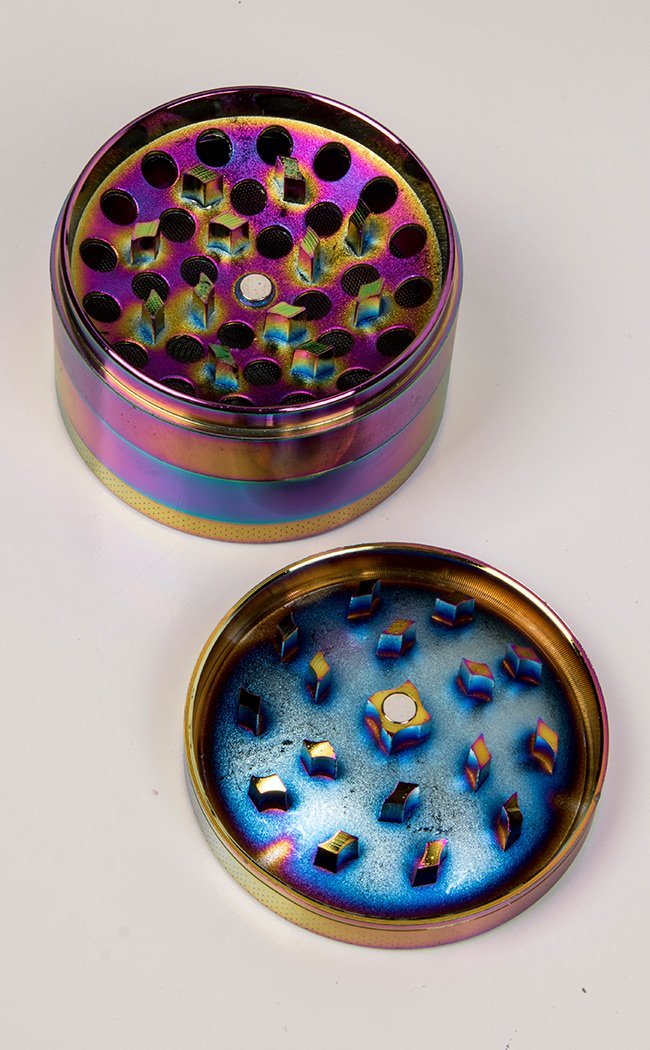 Smokezilla Iridescent Aluminium Grinder-420-Tragic Beautiful