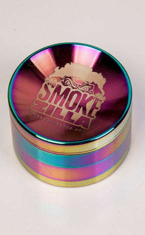 Smokezilla Iridescent Aluminium Grinder-420-Tragic Beautiful