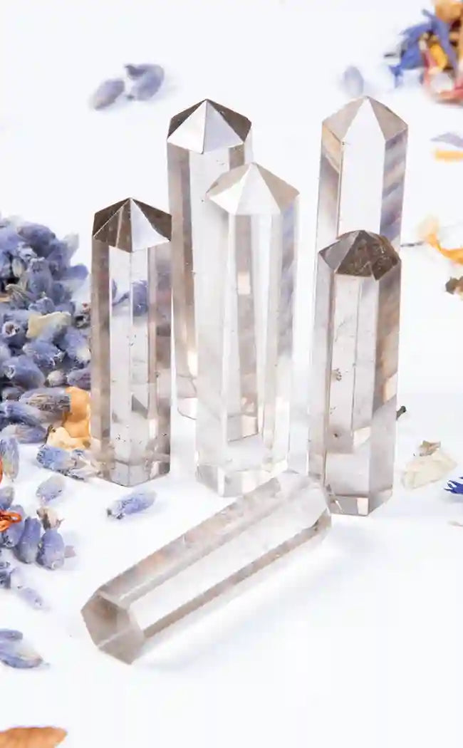 Smoky Quartz Generator Points-Crystals-Tragic Beautiful