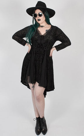 Smouldering Flower Dress | Plus Size-Punk Rave-Tragic Beautiful