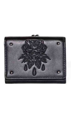 SOD Rose Kiss Lock Wallet-BlackCraft-Tragic Beautiful