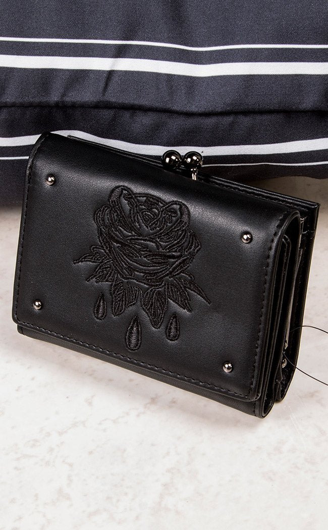 SOD Rose Kiss Lock Wallet-BlackCraft-Tragic Beautiful