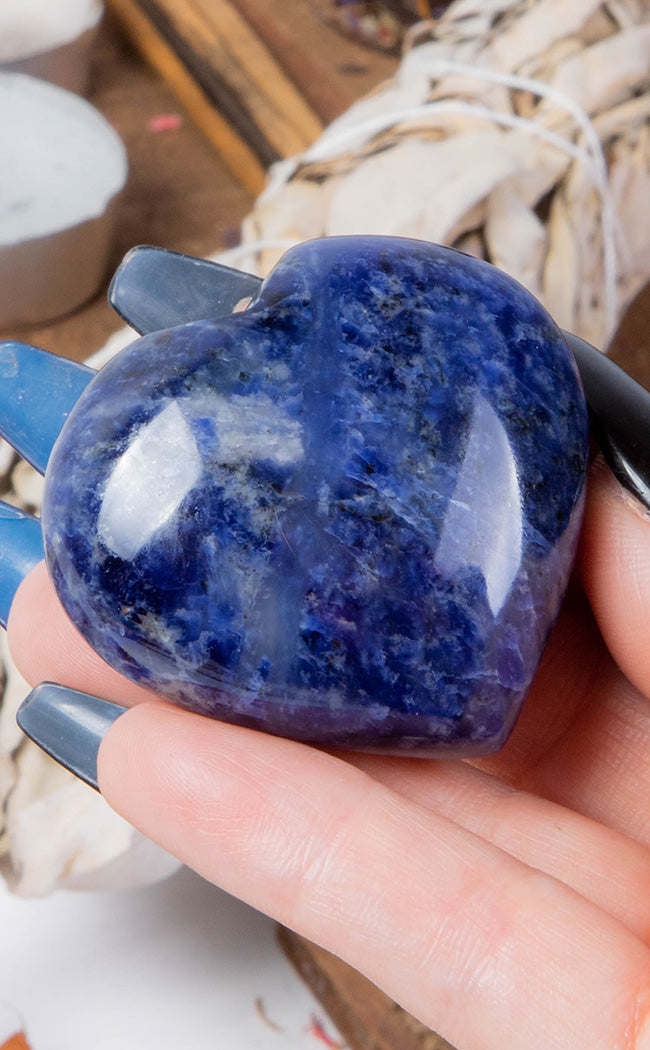 Sodalite Heart-Crystals-Tragic Beautiful