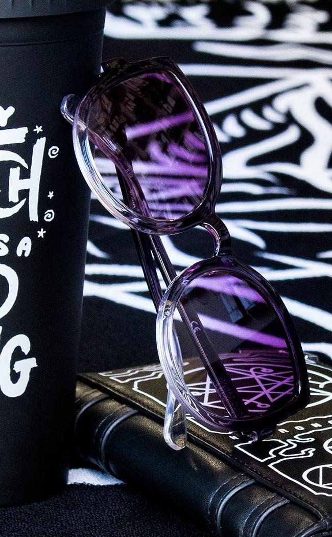 Space Kitty Sunglasses Purple-Killstar-Tragic Beautiful