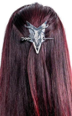 Speak Of The Devil Hair Pin-Gothic Jewellery-Tragic Beautiful