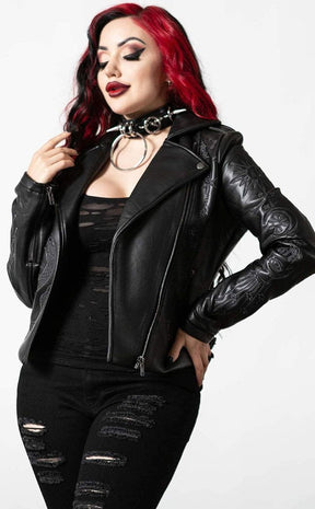 Starchild Biker Jacket-Killstar-Tragic Beautiful