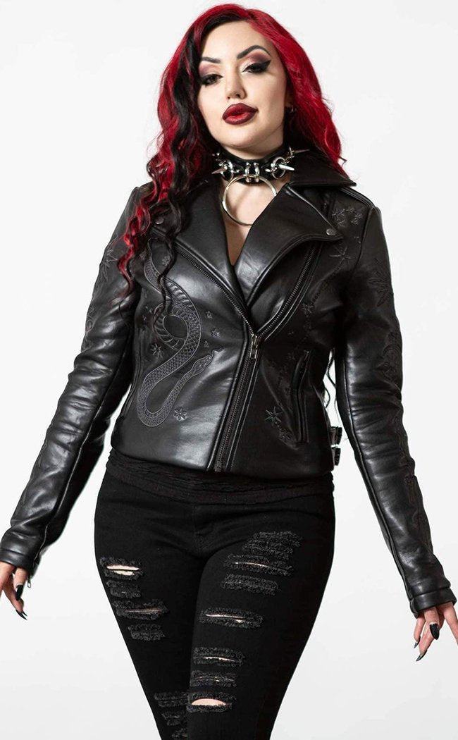 Starchild Biker Jacket-Killstar-Tragic Beautiful