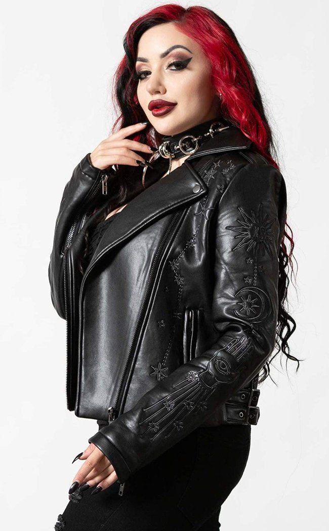 Starchild Biker Jacket-Killstar-Tragic Beautiful