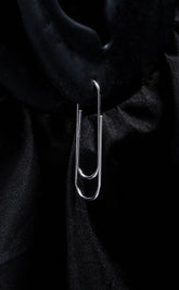 Sterling Silver Paperclip Earrings