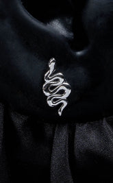 Sterling Silver Snake Earrings