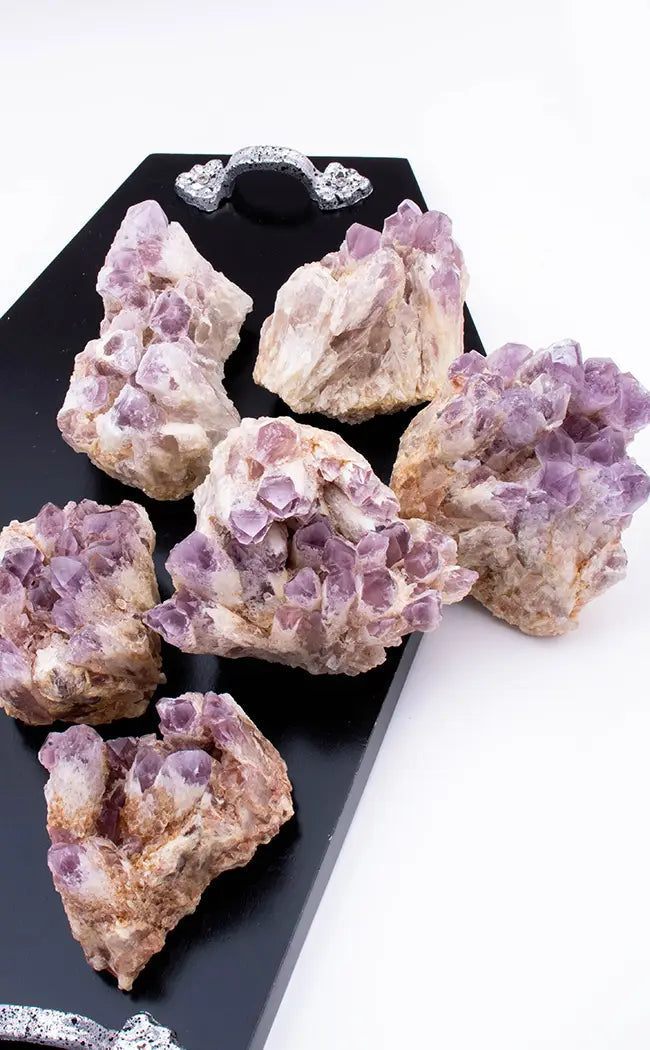 Sugar Amethyst Clusters | Large-Crystals-Tragic Beautiful