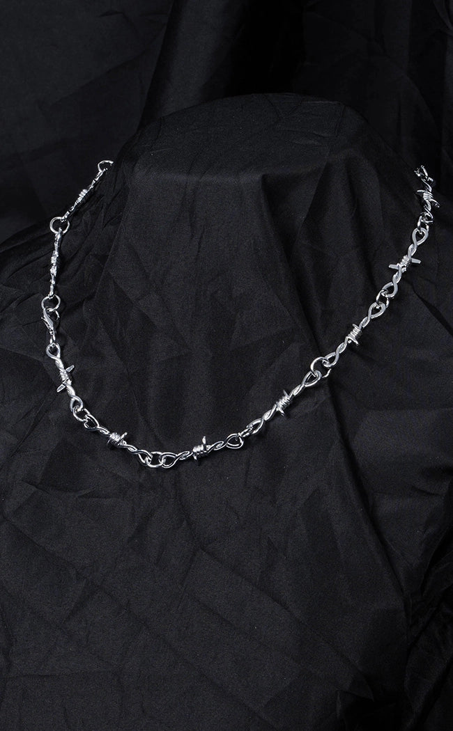 Sweet Escape Barbed Wire Necklace