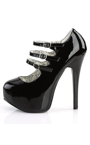 TEEZE-05 Black Patent Heels-Bordello-Tragic Beautiful