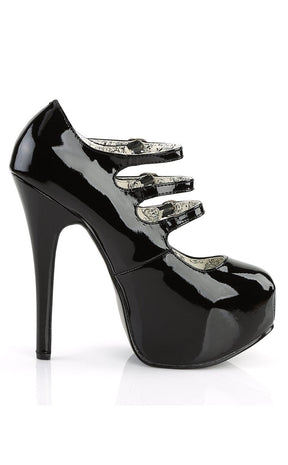 TEEZE-05 Black Patent Heels-Bordello-Tragic Beautiful