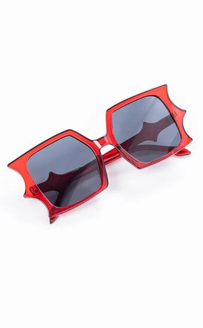 Temptation Batwing Sunglasses | Red