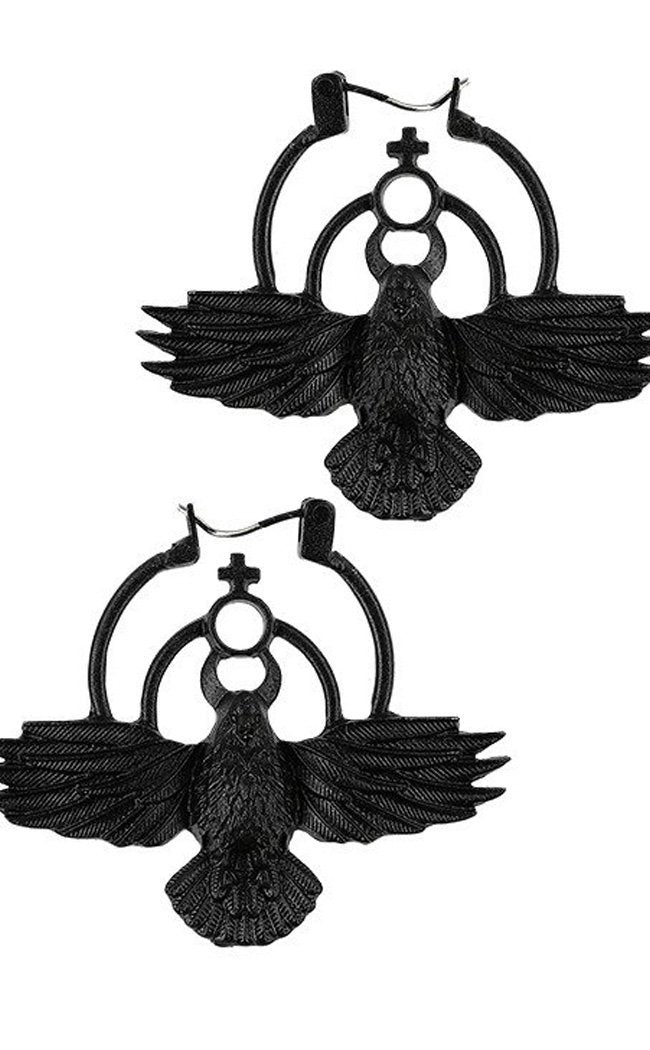 The Crow Earrings-Restyle-Tragic Beautiful