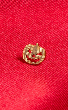 Titanium Internally Threaded Top | Jack-o-Lantern [Gold]