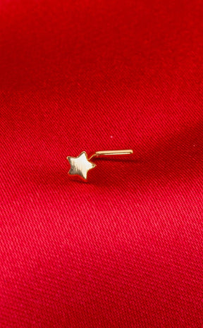 Titanium Nose Stud | Oh My Stars [Gold]