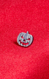 Titanium Threadless Top | Jack-o-Lantern [Silver]-Impaler Body Jewellery-Tragic Beautiful