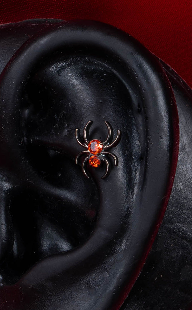 Titanium Threadless Top | Spider-Impaler Body Jewellery-Tragic Beautiful