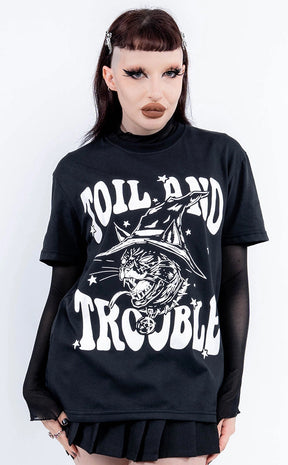 Toil and Trouble Oversized Tee-Tragic Beautiful-Tragic Beautiful