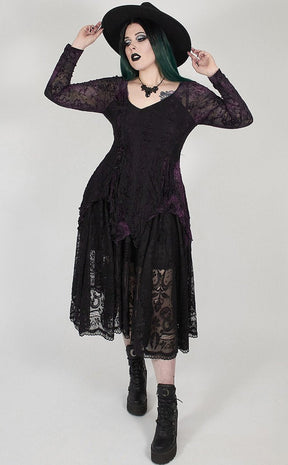 Torrid Theatrics Lace Top | Violet | Plus Size-Punk Rave-Tragic Beautiful