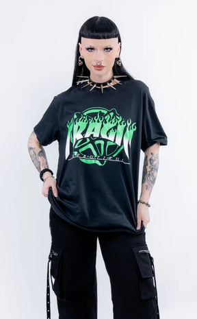 Tragic Sk8r Green Oversized T-Shirt