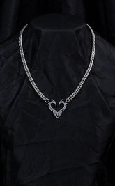 Tribal Heart Stainless Steel Necklace