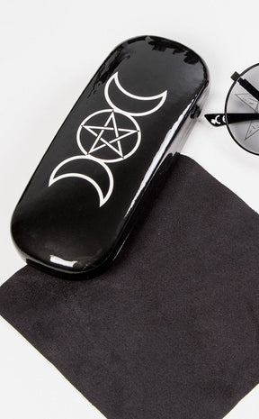 Triple Moon Glasses Case-Gothic Gifts-Tragic Beautiful