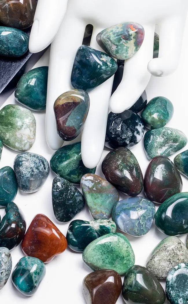 Tumbled Stones | Indian Agate-Crystals-Tragic Beautiful