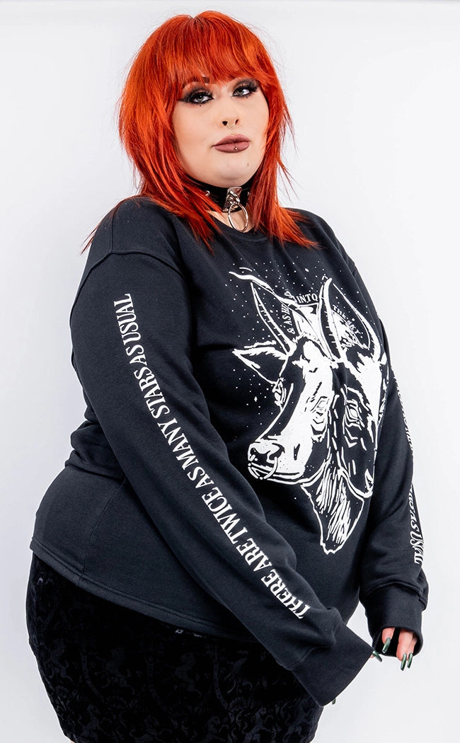 Two Headed Calf Sweatshirt | Plus Size-Tragic Beautiful-Tragic Beautiful