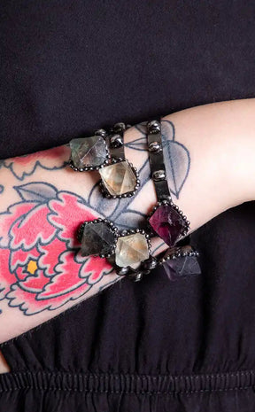 Unbound Fluorite Cuff Bracelet-Gaia Regalia-Tragic Beautiful