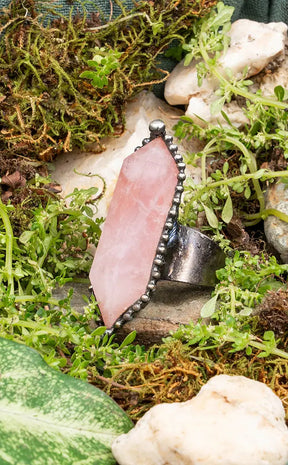 Venus in Aries Rose Quartz Ring