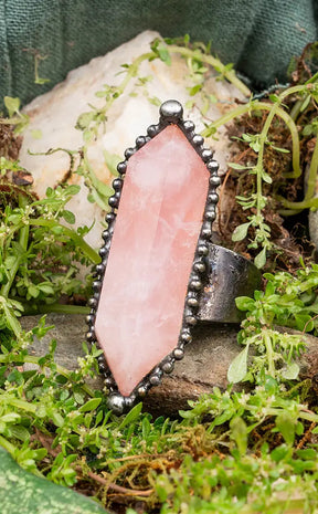 Venus in Aries Rose Quartz Ring