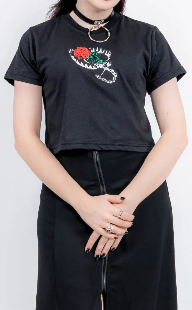 Violent Delights Crop Tee