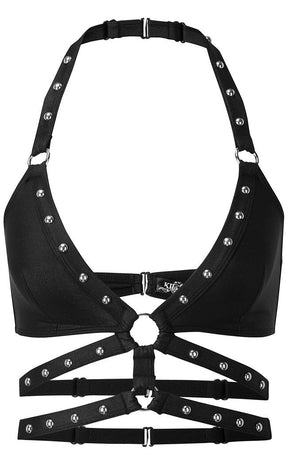 Viper Studded Bralet-Killstar-Tragic Beautiful