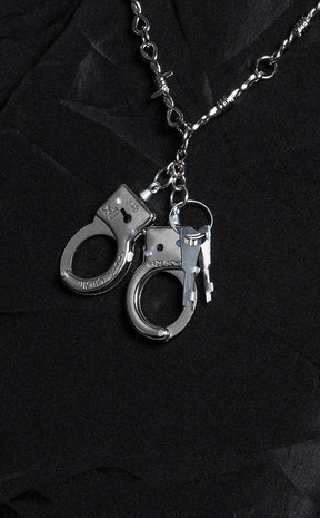 What's The Catch Handcuff Necklace